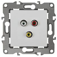 ЭРА Розетка RCA, , белый, 12-3113-01 (Б0027471)