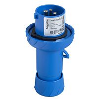 SCHNEIDER ELECTRIC Вилка кабельная быстрозажимная 16А 2P+E IP67 220В (PKX16M723)