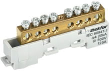 IEK TEKFOR Шина L фаза неизолированная на универсальном держателе 8х12-8-Ср  (TF-NN20-08-DL-K03)