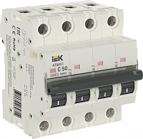 IEK ARMAT Выключатель автоматический четырехполюсный C 50А M06N (AR-M06N-4-C050)