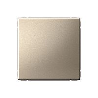 Systeme Electric ARTGALLERY 1-клавишный выключатель кнопочный, 10А, механизм, шампань (GAL000515)