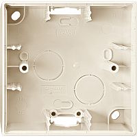 SCHNEIDER ELECTRIC Корпус для открытого монтажа одноместный бежевый (MTN524144)