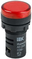 IEK Лампа AD22DS LED матрица 22мм красный 230В (BLS10-ADDS-230-K04)