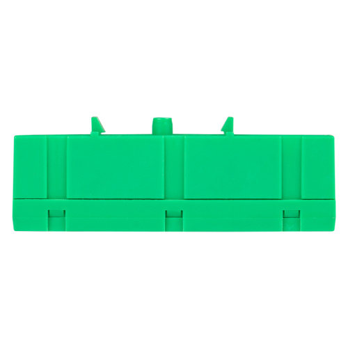 EKF Шина 0 PE  (6х9мм) 12 отверстий латунь зеленый изолированный корпус на DIN-рейку PROxima (sn0-63-12-ig) фото 4