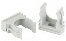 ЭРА Крепеж-клипса  (cерый) для трубы d 25мм  (10шт) (Б0043235)