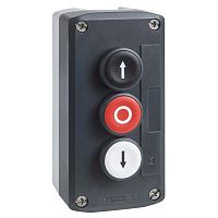 SCHNEIDER ELECTRIC Пост кнопочный 3 кнопки с возвратом (XALD334)