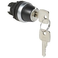 LEGRAND Головка с 2 потайными толкателями, с ключом, 3 положения, 45 градусов (023960 )