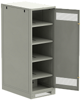 IEK Шкаф LINEA B (пустой) 1700х600х950мм металлическая дверь серый (LB35-17H69-M)