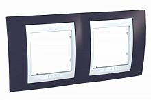 SCHNEIDER ELECTRIC UNICA-Хамелеон Рамка 2 поста гранат/белая (MGU6.004.872)