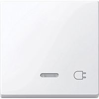 SCHNEIDER ELECTRIC Клавиша с окошком для светоиндикатора штепсельная вилка белый (MTN435225)