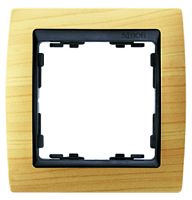 SIMON Рамка на 1 пост, S82, сосна - графит (82815-69)