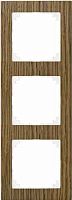 SCHNEIDER ELECTRIC M-Pure Decor Рамка 3 поста дуб/бриллиантовый белый (MTN4030-3674)