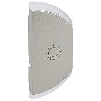 LEGRAND Celiane Панель лицевая освещение двухклавишная левая SCS титан (068448 )