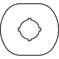 ABB Шильдик MA6-1000  (1 место) для пласт кноп. поста (1SFA611930R1000)