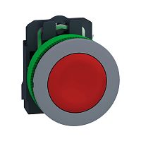 SCHNEIDER ELECTRIC Кнопка 22мм, красная, с возвратом, монтаж заподлицо, 1НЗ, пластик C0 (XB5FA42C0)