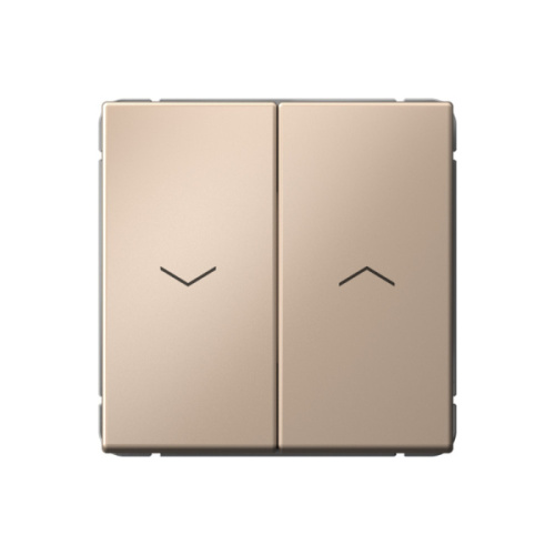 Systeme Electric ARTGALLERY 2-клавишный выключатель для жалюзи, 2х сх.4, 10А, механизм, песочный (GAL001219)