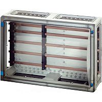 HENSEL Бокс с шинами 250А прозрачные двери без боковых панелей 360х540х186 (FP 3402)