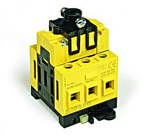 DKC Выключатель нагрузки трёхполюсный с установкой на монтажную плату серый QUADRO (AM2503B)