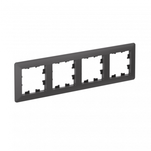 ATLASDESIGN AIR 4-постовая РАМКА, БАЗАЛЬТ (ATN221404)