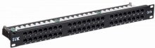 IEK Патч-панель 1U категория 5е UTP 48 портов (PP48-1UC5EU-K05)
