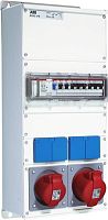 ABB Бокс M32/2 JFB с розетками,металл, IP44  (M32/2 JFB)  (2CMA179351R1000)