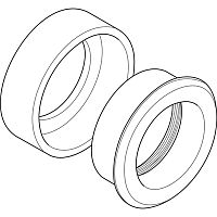 ABB Адаптер KA1-8073 метал. для монтажа заподлицо (1SFA616920R8073)