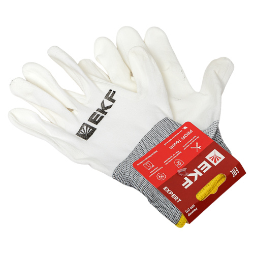 EKF Перчатки рабочие PROFI Touch для чистовых работ (15 класс, 8 размер)  Expert (pe15pm-8-exp) фото 2