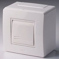DKC Коробка для миниканалов с выключателем (10002)