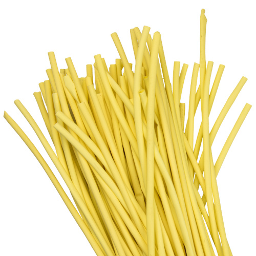 EKF Трубка термоусаживаемая ТУТ нг 8/4 желтая в отрезках по 1м  PROxima (tut-8-y-1m)