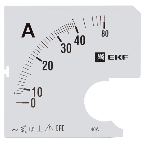 EKF Шкала сменная для A961 40/5А-1.5 PROxima (s-a961-40)