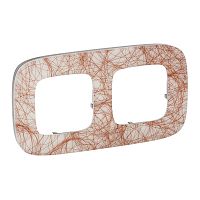 LEGRAND Valena ALLURE Рамка 2 поста Итальянская фантазия универсальная (754492 )