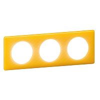 LEGRAND Рамка, трехпостовая, песочный муар (066673 )