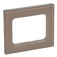 LEGRAND Рамка, 2х2 поста, смальта мокка (069467 )