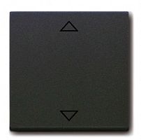 ABB SOLO/FUTURE Клавиша для выключателя Буш-Жалюзиконтроль 6411U-101/6411U/S-101/6418/реле 6402U антрацит  (6430-81-102)  (2CKA006430A0326)