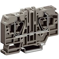 DKC Зажим проходной HMM.16/GR 16 кв.мм серый QUADRO (ZHM340GR)