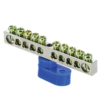 EKF Шина N 63.10  (1-н изолятор стойка) никель (sn1-63-10-1)