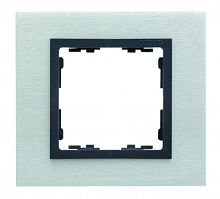 SIMON Рамка на 1 пост S82N сталь матовая - графит (металл) (82817-31)