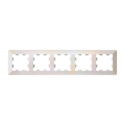 ATLASDESIGN AIR 5-постовая РАМКА, ЖЕМЧУГ (ATN220405) фото 2