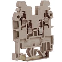 DKC CBR.2GR Зажим проходной серый 2 ввода/2 вывода 2.5 кв.мм (ZCR110GR-RET)