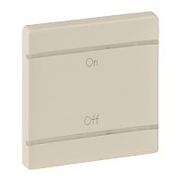 LEGRAND Valena LIFE MyHome Лицевая панель для механизмов BUS/SCS С символом On-Off 2 модуля Слоновая кость (755171 )