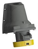 ABB Розетка для монтажа на поверхность Easy&Safe 332ERS4W 32A 3P+E IP67 4ч  (332ERS4W)  (2CMA101242R1000)