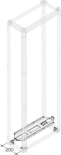 ABB Панель внутренней установки для фланцев EV 1000х200  (PBWF1026)  (1STQ002214B0000)