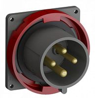 ABB Вилка с прямым фланцем Easy&Safe 332EBU6W 32A 3P+E IP67 6ч  (332EBU6W)  (2CMA101279R1000)