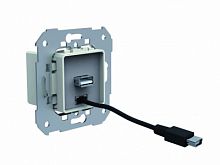 SIMON Блок питания USB+micro USB, вход 210-250В, 47-63Гц, выход 5VDC-2A, S82,82N,88, механизм (75405-39)