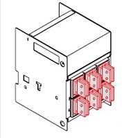 ABB Часть фиксированная для выключателя трехполюсного E2 W FP VR-VR (1SDA059673R1)