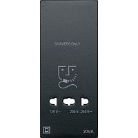 SCHNEIDER ELECTRIC Центральная плата розетки для электробритвы антрацит (MTN213514)