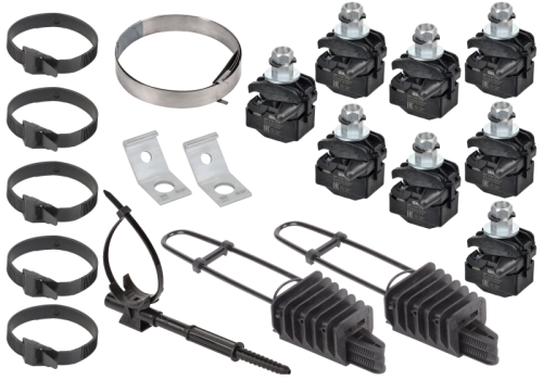 IEK Комплект для подключения абонентов АСИП-3 фазный  (UAP30-1-95-16-1-U)