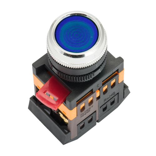 EKF Кнопка ABLFS-22 с подсветкой синий NO+NC 230В PROxima (ablfs-22-b)