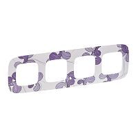 LEGRAND Valena ALLURE Рамка 4 поста флора универсальная (754364 )