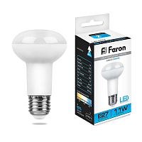FERON Лампа светодиодная LED зеркальная 11вт Е27 R63 дневной (LB-463) (25512)